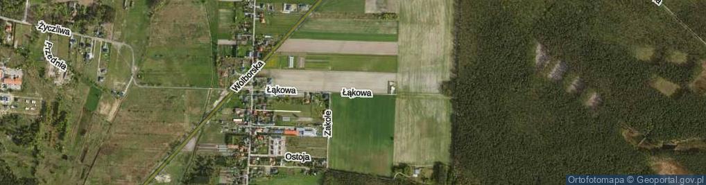 Zdjęcie satelitarne Łąkowa ul.